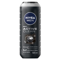 Шампунь чоловічий NIVEA MEN Активне очищення (Active Clean), 500 мл